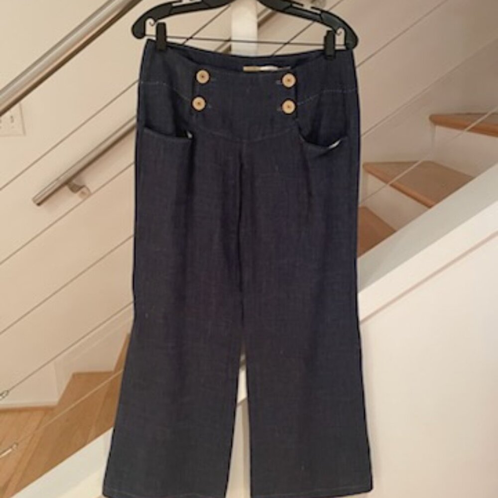 Max Studio Com Sailor Pants Size 2 - image 2